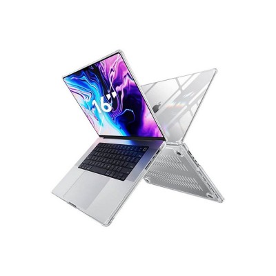 Husa Supcase Unicorn Beetle Clear, Pentru MacBook Pro 16" 2021, Transparenta
